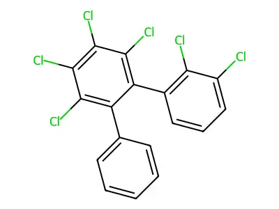 1,2,3,4-Tetrachloro-5-(2,3-dichlorophenyl)-6-phenylbenzene structure