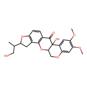 1',2'-Dihydro-1'-6-dihydroxyrotenone structure
