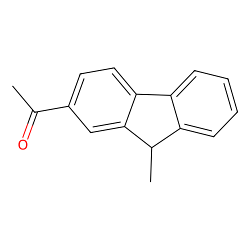1-(9-methyl-9H-fluoren-2-yl)ethanone structure