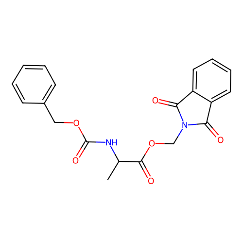 (1,3-Dioxoisoindolin-2-yl)methyl 2-(((benzyloxy)carbonyl)amino)propanoate structure
