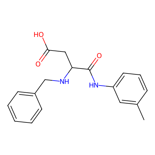 3-(Benzylamino)-4-oxo-4-(m-tolylamino)butanoic acid structure