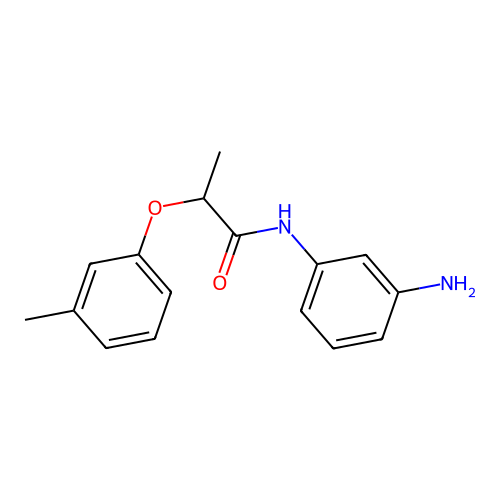 N-(3-氨基苯基)-2-(3-甲基苯氧基)丙酰胺 structure