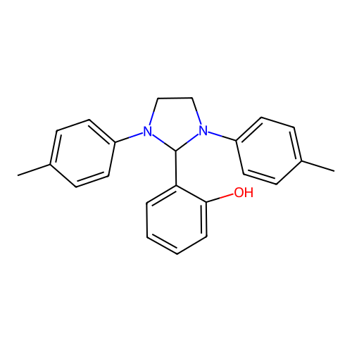 2-[1,3-Bis(4-methylphenyl)-2-imidazolidinyl]phenol structure