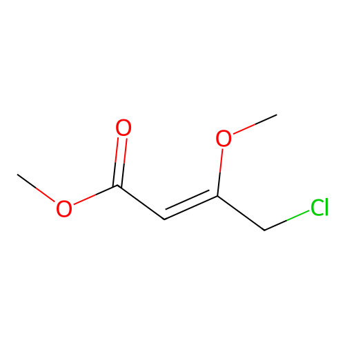 Methyl 4-chloro-3-methoxy-2-butenoate structure