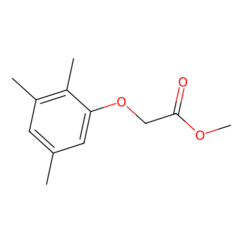Methyl (2,3,5-trimethylphenoxy)acetate structure