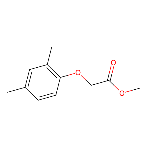 Methyl 2-(2,4-dimethylphenoxy)acetate structure
