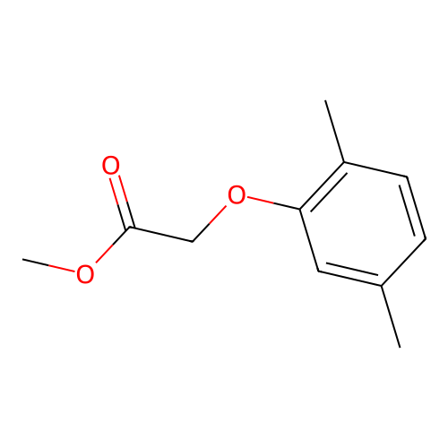 Methyl 2-(2,5-dimethylphenoxy)acetate structure