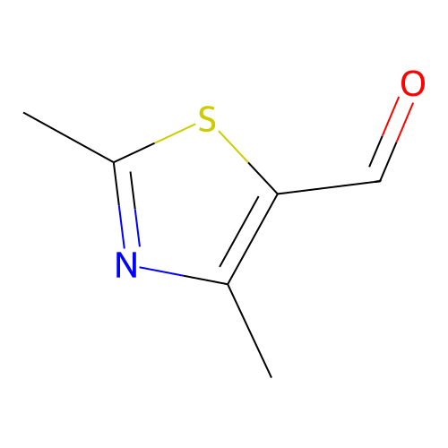 2,4-Dimethyl-1,3-thiazole-5-carbaldehyde structure