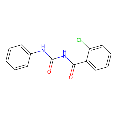 N-(2-Chlorobenzoyl)-N'-phenylurea structure