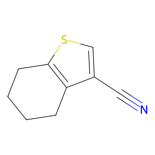 4,5,6,7-Tetrahydro-1-benzothiophene-3-carbonitrile structure