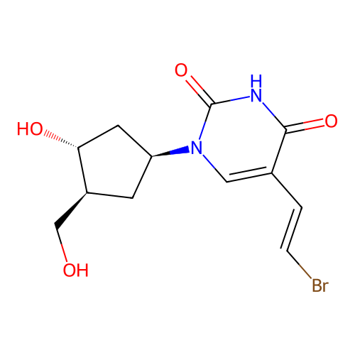 Carbocyclic bvdu structure