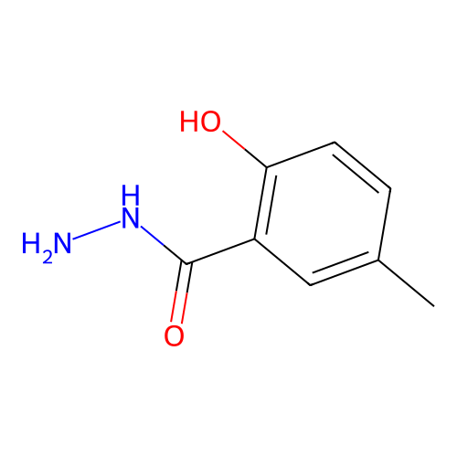 2-Hydroxy-5-methylbenzohydrazide structure