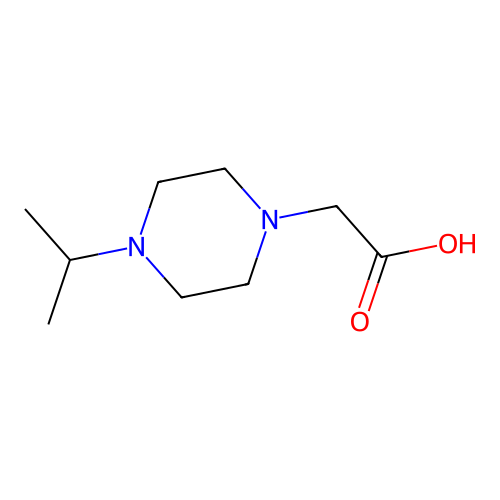 (4-Isopropyl-piperazin-1-yl)-acetic acid structure