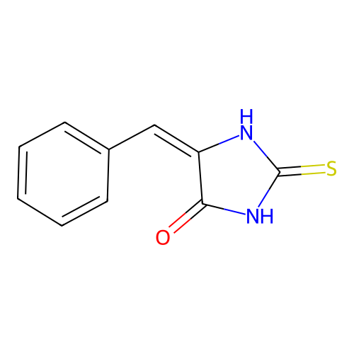 5-(Phenylmethylene)-2-thioxo-4-imidazolidinone structure