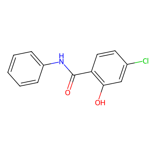 Benzamide, 4-chloro-2-hydroxy-N-phenyl- structure