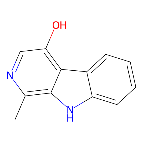 1-Hydroxyharman structure