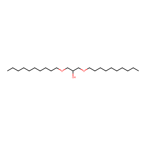 1,3-Bis(decyloxy)-2-propanol structure