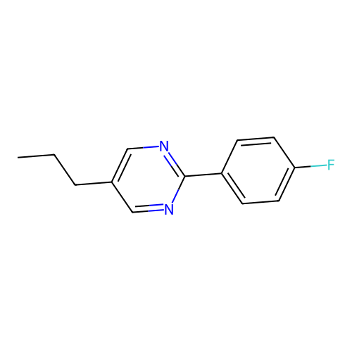 2-(4-Fluorophenyl)-5-propylpyrimidine structure