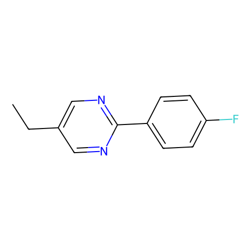 5-Ethyl-2-(4-fluorophenyl)pyrimidine structure