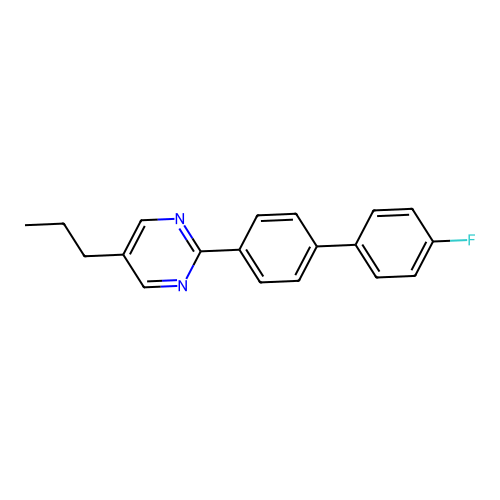 Pyrimidine, 2-(4'-fluoro[1,1'-biphenyl]-4-yl)-5-propyl- structure