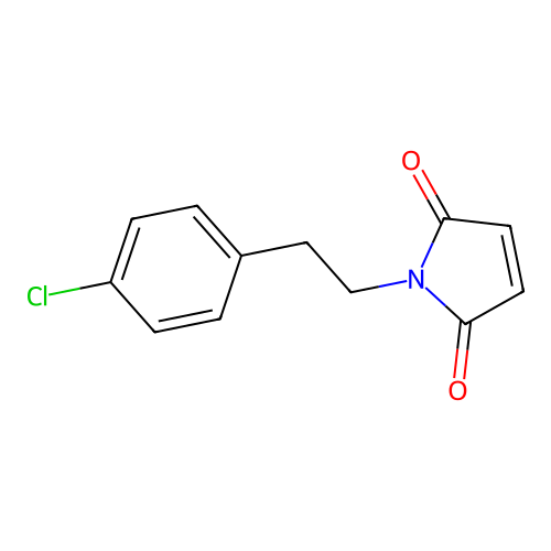 1H-Pyrrole-2,5-dione, 1-[2-(4-chlorophenyl)ethyl]- structure