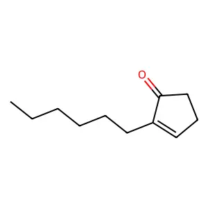 2-Hexyl-2-cyclopenten-1-one structure