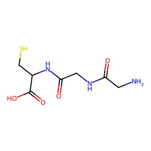 Glycyl-glycyl-cysteine structure