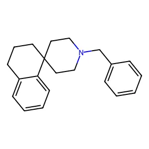 3,4-Dihydro-1'-(phenylmethyl)spiro(naphthalene-1(2H),4'-piperidine) structure