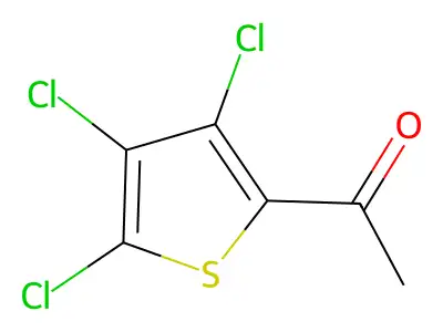 2-Acetyl-3,4,5-trichlorothiophene structure