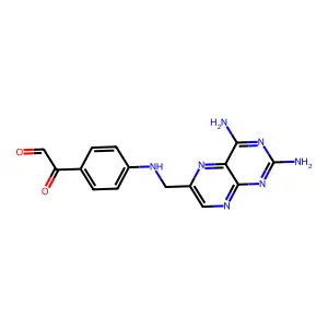 2,4-Diaminopteridinylglyoxal structure