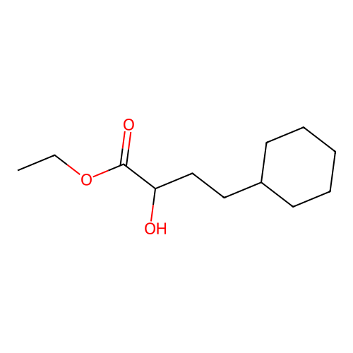 ethyl 4-cyclohexyl-2-hydroxybutanoate structure