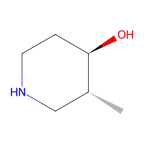 (3R,4R)-3-methylpiperidin-4-ol structure