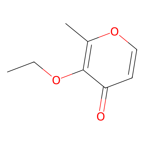 3-Ethoxy-2-methyl-4H-pyran-4-one structure