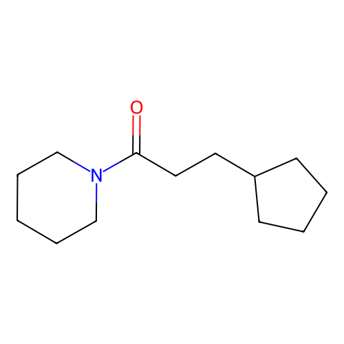 3-Cyclopentyl-1-(piperidin-1-yl)propan-1-one structure