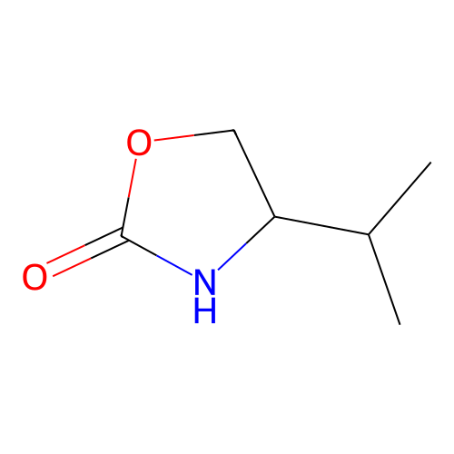 2-Oxazolidinone, 4-(1-methylethyl)- structure