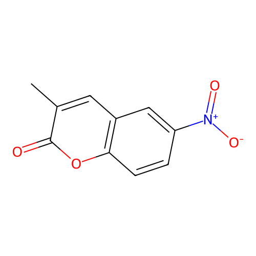 3-Methyl-6-nitrocoumarin structure