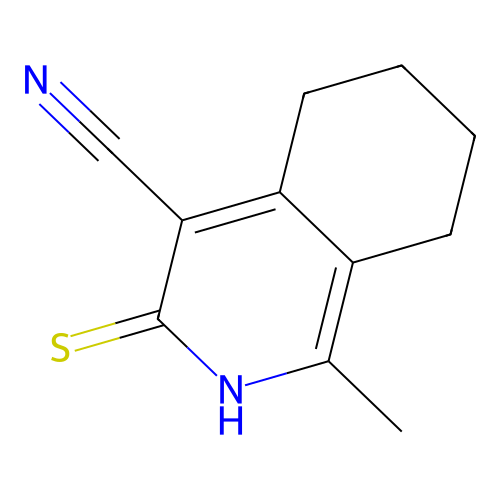 1-Methyl-3-thioxo-2,3,5,6,7,8-hexahydroisoquinoline-4-carbonitrile structure