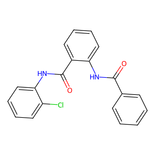 2-benzamido-N-(2-chlorophenyl)benzamide structure
