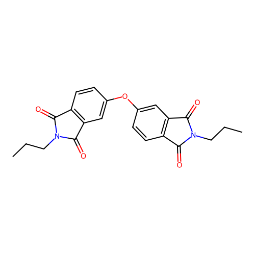 5-(1,3-Dioxo-2-propylisoindol-5-yl)oxy-2-propylisoindole-1,3-dione structure