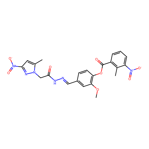 C22H20N6O8 structure