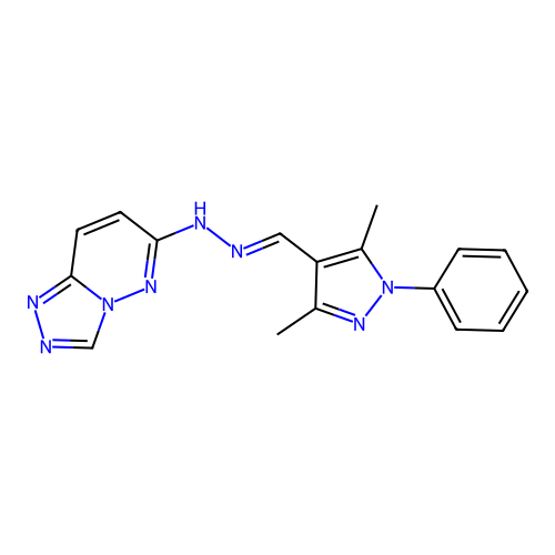 C17H16N8 structure