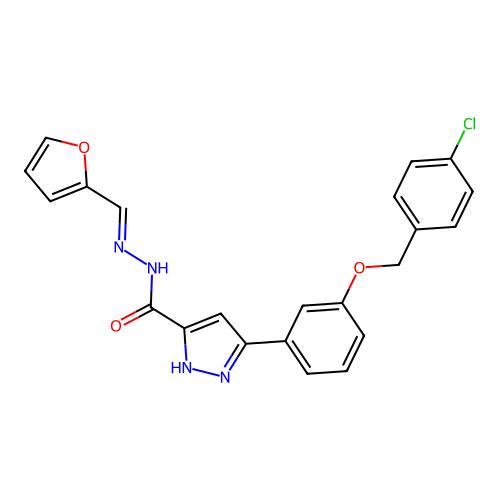 C22H17ClN4O3 structure