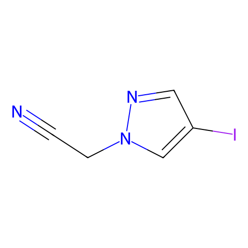 2-(4-Iodo-1H-pyrazol-1-yl)acetonitrile structure