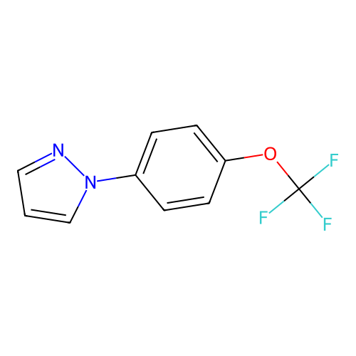 1-[4-(trifluoromethoxy)phenyl]-1H-pyrazole structure