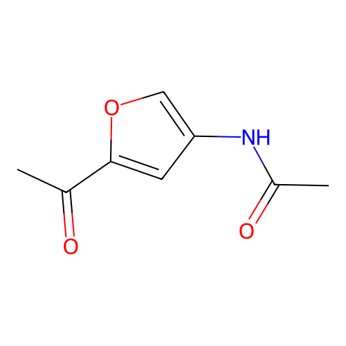 3-Acetamido-5-acetylfuran structure
