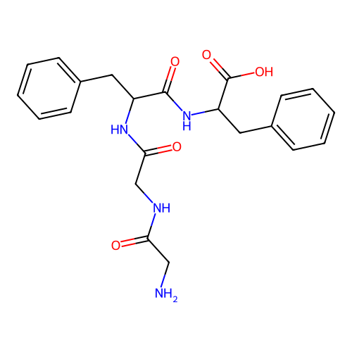 L-Phenylalanine, glycylglycyl-L-phenylalanyl- structure