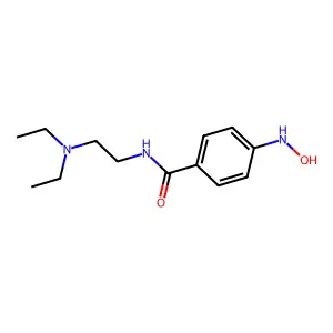 N-(2-(Diethylamino)ethyl)-4-(hydroxyamino)benzamide structure