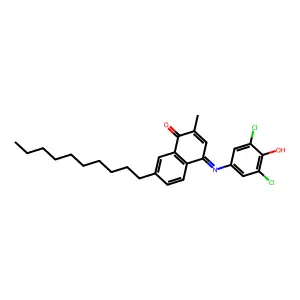 7-Decyl-4-(3,5-dichloro-4-hydroxyphenyl)imino-2-methylnaphthalen-1-one structure