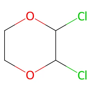2,3-Dichloro-1,4-dioxane structure