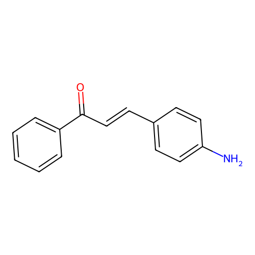 4-Aminochalcone structure